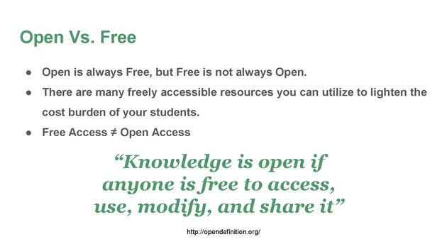 VALE Regional OER Workshop, County College of Morris - Page 35